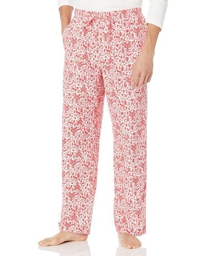 Amazon Essentials Pantalón de Pijama en Franela - Rosa