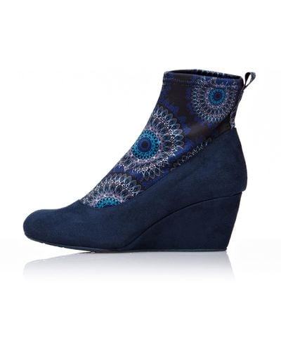 Desigual Ines, Chaussures montantes femme - Bleu (5127), 41 EU