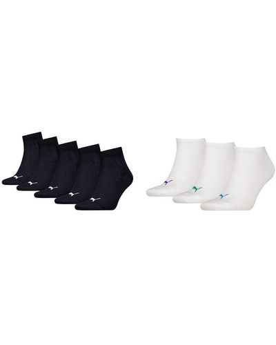 PUMA Socken Schwarz 47-49 Socken Weiß 47-49 - Mehrfarbig