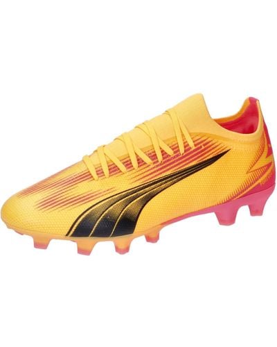PUMA Adults Ultra Match Fg/ag Soccer Shoes - Yellow