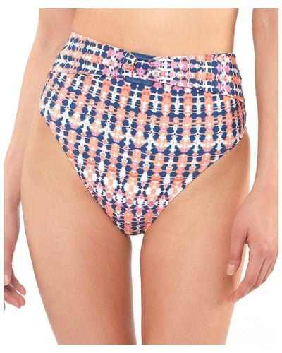 Jessica Simpson Standard Mix & Match Print Bikini Swimsuit Separates - Blue
