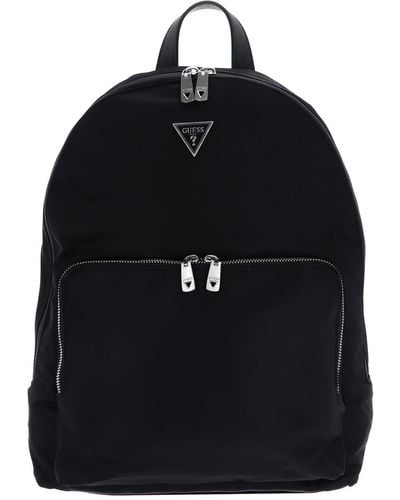 Guess Certosa Nylon Eco Compact Backpack Black - Nero