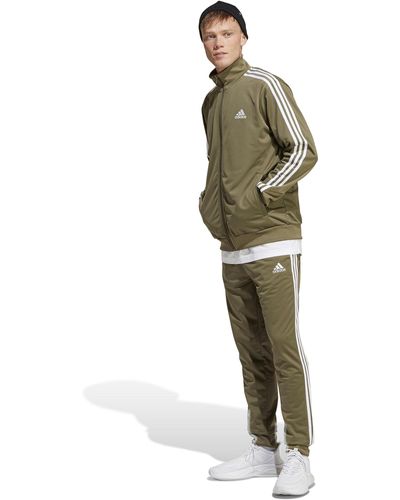 adidas M 3S TR TT TS Tuta - Verde