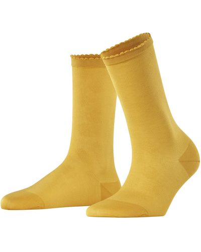 FALKE Bold Dot W So Cotton Plain 1 Pair Socks - Yellow