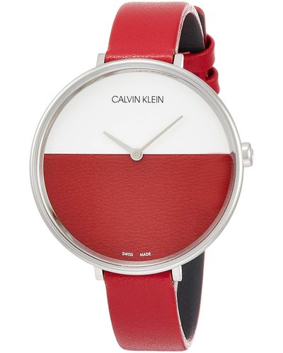 Calvin Klein Uhr Rise K7A231UP - Rot