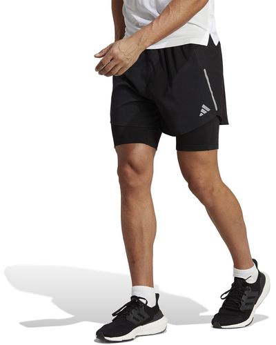 adidas Designed For Running 2-In-1 Shorts - Noir