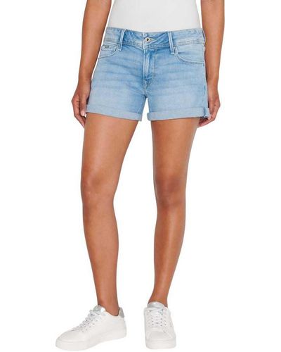 Pepe Jeans Relaxed Short Mw Shorts - Blau