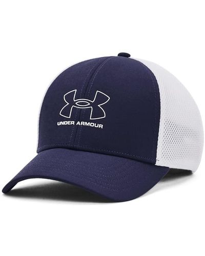 Under Armour Iso-chill Driver Mesh Caps, - Blue