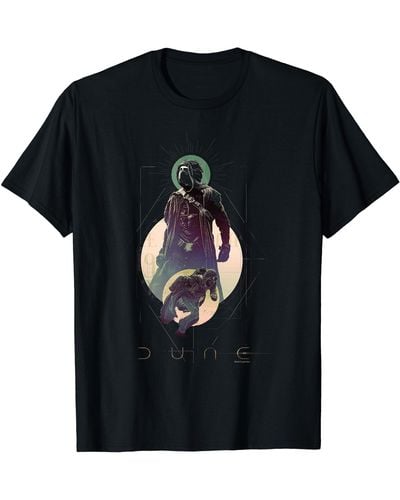 Dune Dune Paul Atreides Moon Poster T-shirt - Black