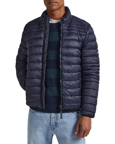 Pepe Jeans Balle Puffer Jacket - Blue