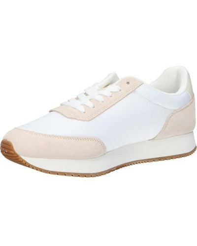 Calvin Klein Retro Runner Low Lace Ny Ml Yw0yw01326 Trainers - White
