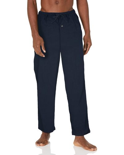 Amazon Essentials Flannel Pajama Pant Bottoms - Blu