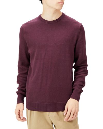 Amazon Essentials Crew Neck Sweater - Purple