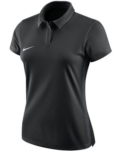 Nike W Nk Dry Acdmy18 Polo Ss T-shirt - Zwart