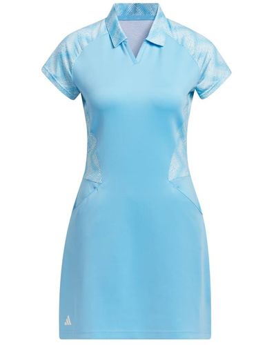 adidas Ultimate365 Short Sleeve Dress - Blue