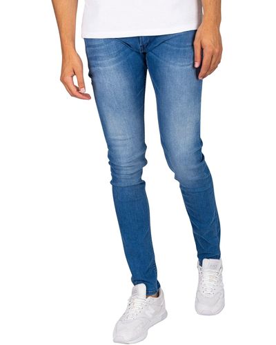 Replay Jondrill Powerstretch Denim Jeans - Blu