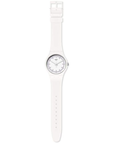 Swatch Uhren New Gent SUOW173 WHITENPURPLE - Weiß