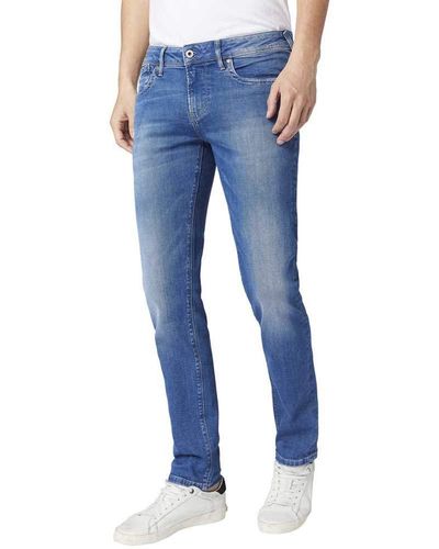 Pepe Jeans Hatch Jeans Slim Fit - Blauw