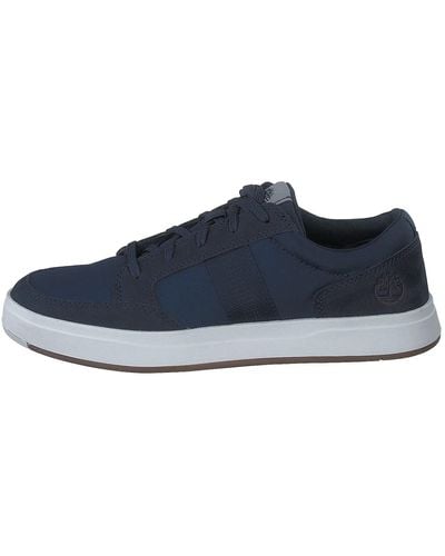 Timberland Davis Square Fabric and Leather Oxford Sneaker Basic - Azul