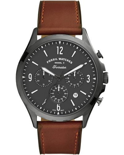 Fossil Watch For Forrester Chrono - Black