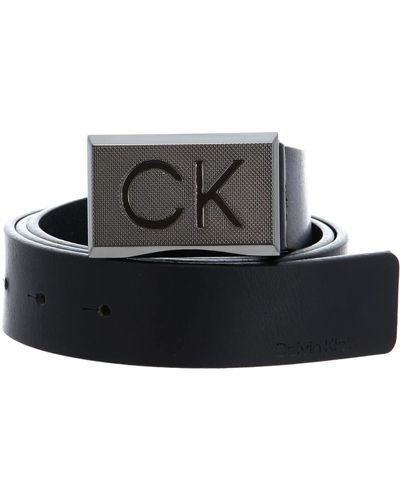 Calvin Klein PQ Plaque 35MM K50K509646 Cinturones - Negro
