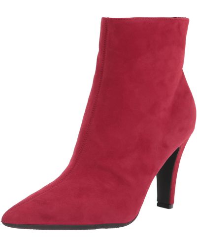 Nine West Cale9x9 Ankle Boot - Red