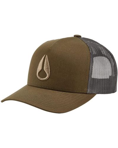 Nixon Iconed Trucker Hat - Green