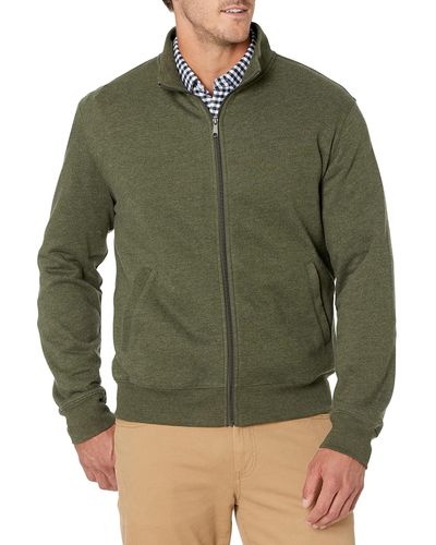 Amazon Essentials Fleece-Jacke mit durchgehendem Reißverschluss - Grün