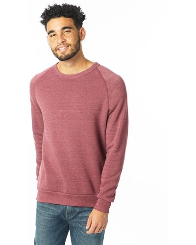 Alternative Apparel Champ Eco-fleece Sweatshirt - Pink