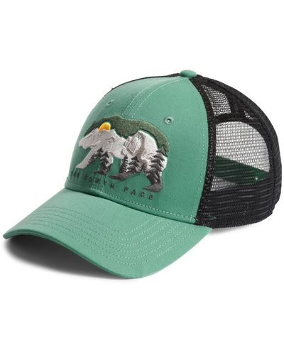 The North Face Embroidered Mudder Trucker Baseball Cap - Green