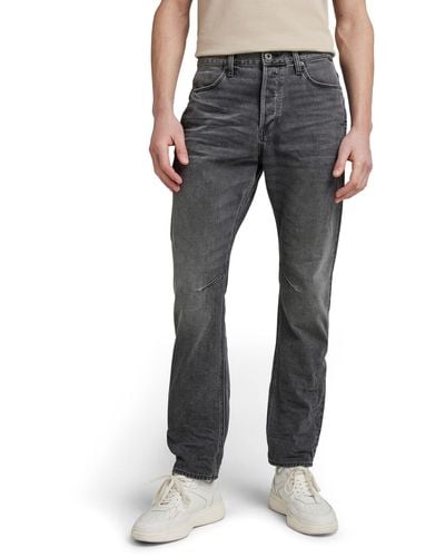 G-Star RAW A-staq Tapered Jeans Voor - Blauw