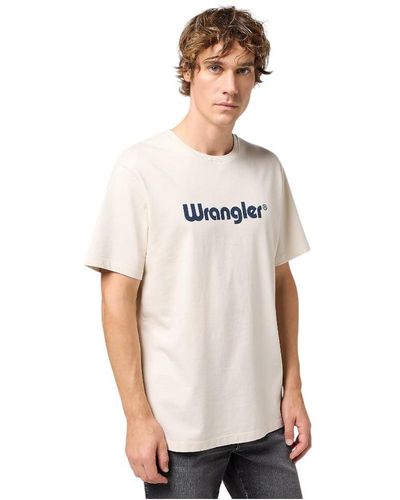 Wrangler Logo Tee T-shirt - White