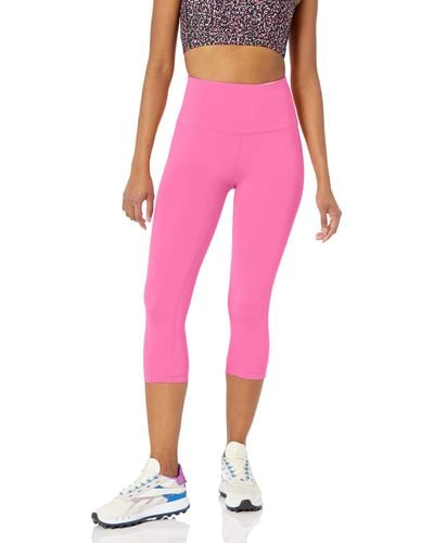 Amazon Essentials Active Formende Capri-Leggings mit hohem Bund - Pink