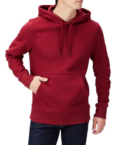 Amazon Essentials Fleece Sweatshirt Met Capuchon Rood