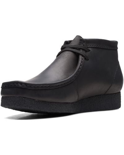 Clarks Shacre Wallabee Boot Chukka-laarzen - Zwart