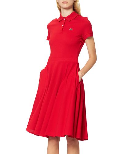 Lacoste EF1682 Vestido - Rojo