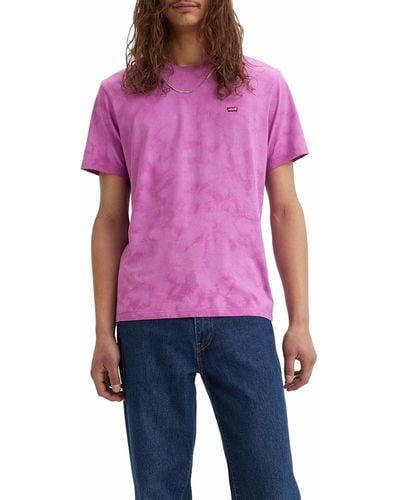Levi's SS Original Housemark Tee T-Shirt - Violet