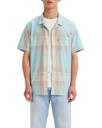 Levi's The Sunset Camp Shirt in Black for Men