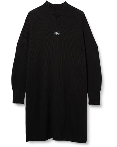 Calvin Klein Jumper Dresses Black