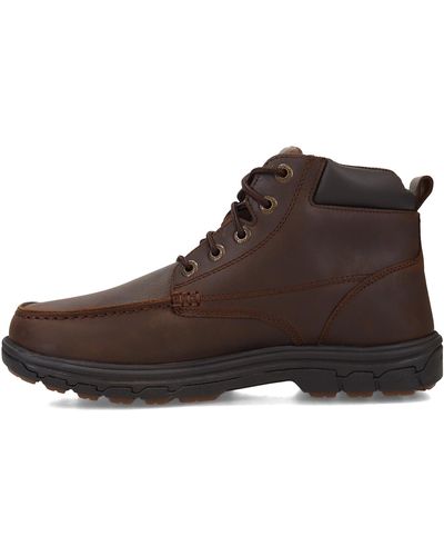 Skechers Work Relaxed Fit: Vicksburk Gentain WP Boot - Braun