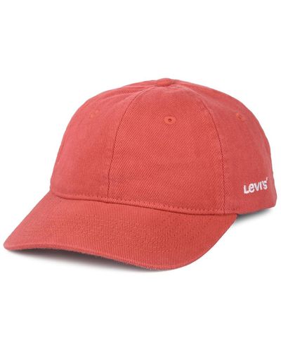 Levi's Essential cap Headgear - Rosso