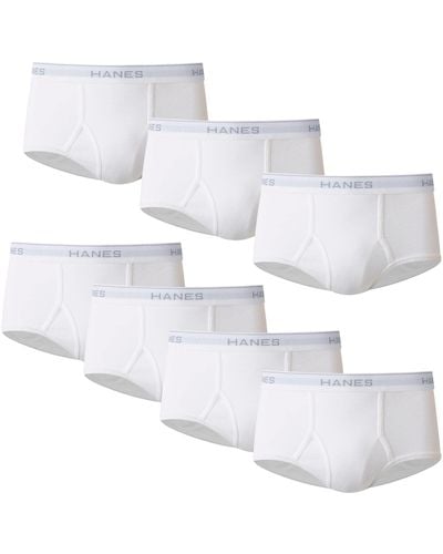 Hanes Tagless White Briefs With Comfortflex Waistband-multiple Packs Available