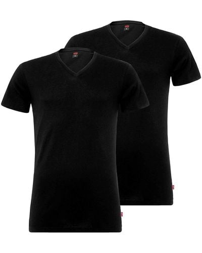 Levi's Levis V-neck 2p T shirt - Noir