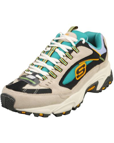 Skechers Sport Stamina Nuovo Cutback Lace-up Trainer 10 Uk - Multicolour