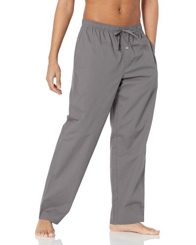 Amazon Essentials Straight-fit Woven Pyjama Pant - Grey
