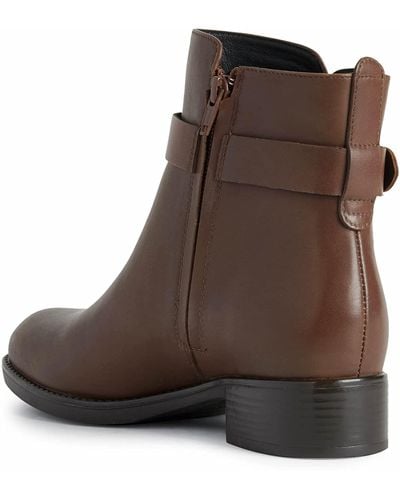 Geox D Felicity Np Abx A Ankle Boots - Brown