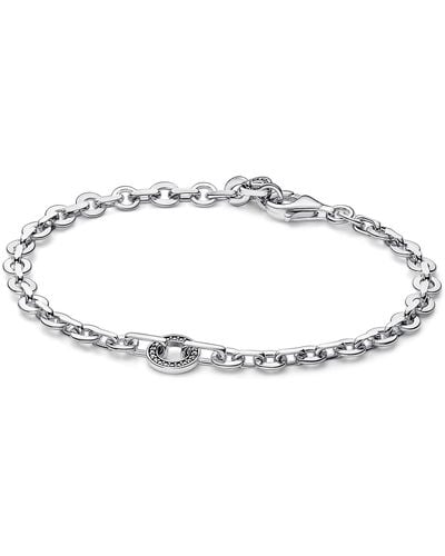 PANDORA Bracelet 592777c01-18 Circle Zircons - Metallic