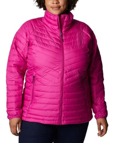 Columbia Powder Lite Ii Full Zip Jacket - Pink