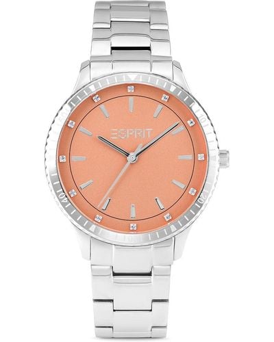 Esprit Uhren Analog Quarz One Size Silber 32025987 - Weiß