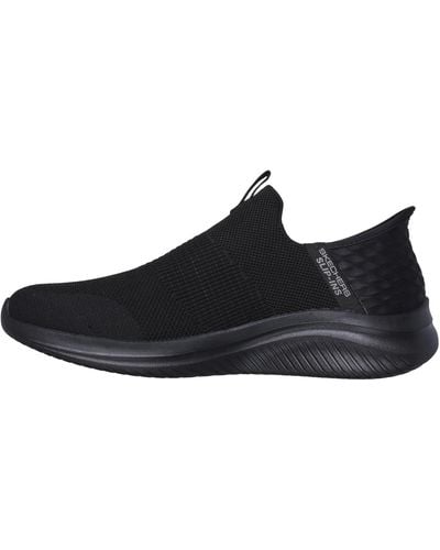 Skechers Ultra Flex 3.0 Smooth Step Slip-in Loafer - Black